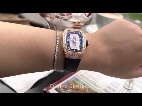 RICHARD MILLE 里查德米尔  RM 07-01 ROSE GOLD DIAMONDS AUTOMATIC LADIES