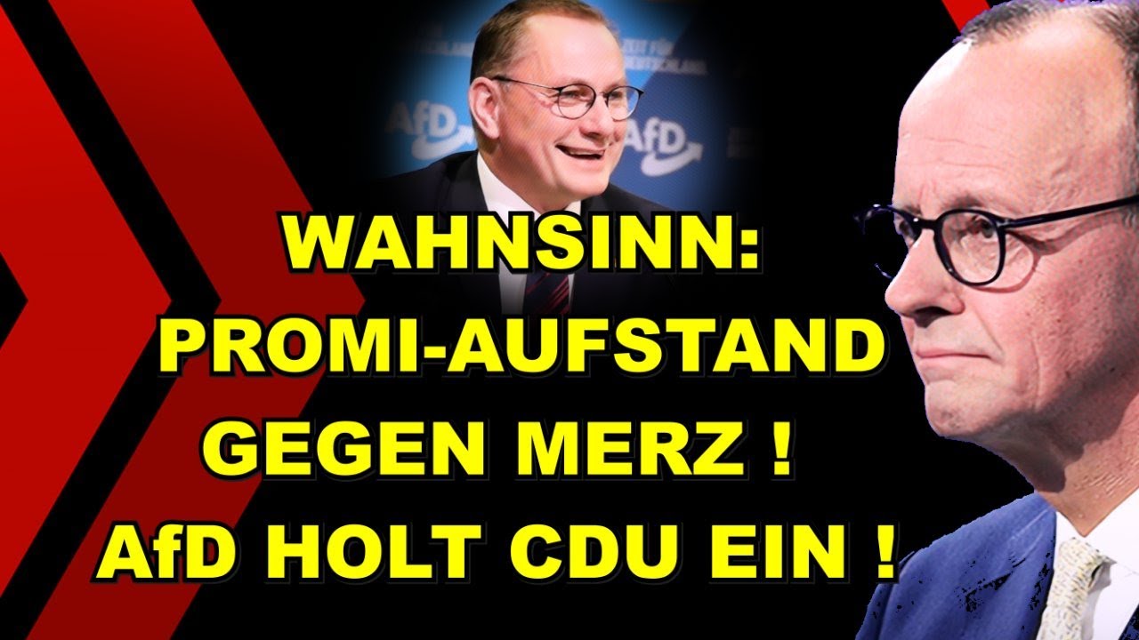 PROMI-Aufstand gegen Merz! AfD SIEGT!