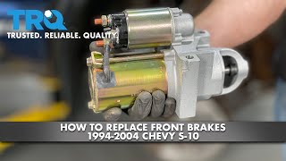 How to Replace Starter Chevy S-10 1994-2004