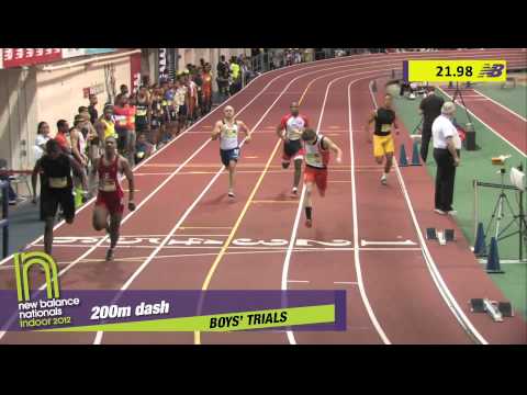 Boys 200m Heat 2 - New Balance Indoor Nationals 2012
