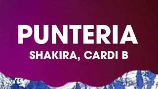 Shakira, Cardi B - Puntería (Lyrics/Letra)