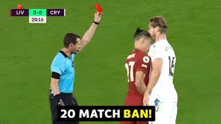 Legendary Red Cards in Football