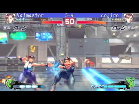 【USF4】Valmaster vs cojiro Chun-li mirror match in EVO2015 【in EVO2015】