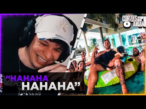 ARUAN REAGE A ESTÁ ABERTA A 8°TEMPORADA DA CASA DO LAGO ! (RENATO GARCIA) - Cortes do Aruan