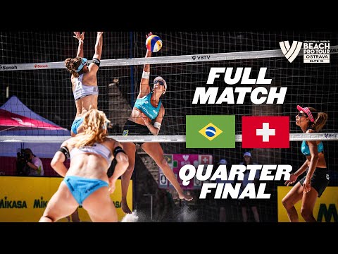 Ana Patricia/Duda 🇧🇷 vs. Huberli/Brunner 🇨🇭 | Full Match - Beach Pro Tour Ostrava 2024 | Quarter F