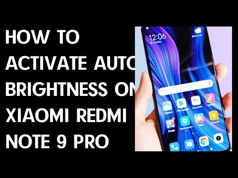 How to Activate Auto Brightness on XIAOMI Redmi Note 9 Pro
