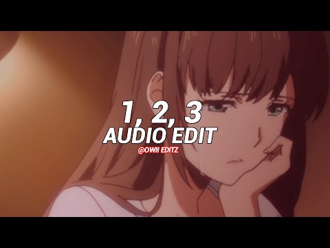 1, 2, 3 (speed up) - sofia reyes ft. jason darulo and de la ghetto [edit audio]