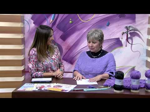 Mulher.com 27/04/2015 Vitória Quintal - Pelerine em tricô Parte 2/2