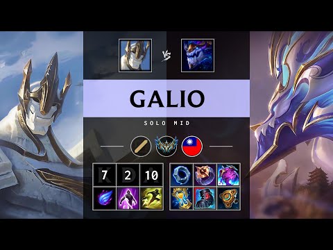 Galio Mid vs Aurelion Sol - TW Challenger Patch 25.16