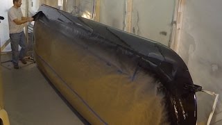 Painting the Raven Wings of the Alaska Airmen 2016 Super Cub Raffle Plane