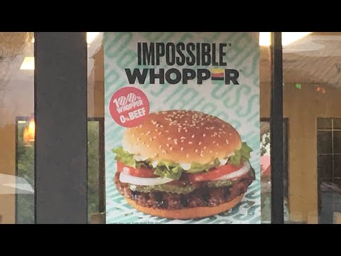 Burger King’s Impossible Whopper Taste Test