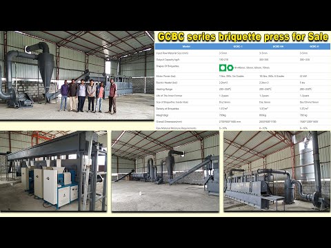 GCBC Screw Briquette Press | Upgrade Your Biomass Fuel Production with High-Efficiency Briquetting