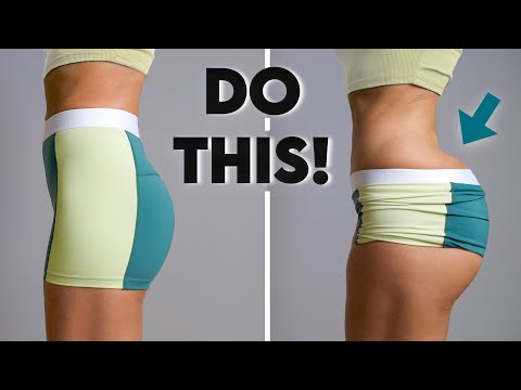 This workout will build you a BOOTY SHELF! 12 Exercises to Grow Upper Glutes, No Equipment, At Home