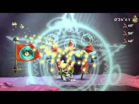 Rayman Legends Walkthrough: Olympus Maximus - The Great Lava Pursuit (Invasion)