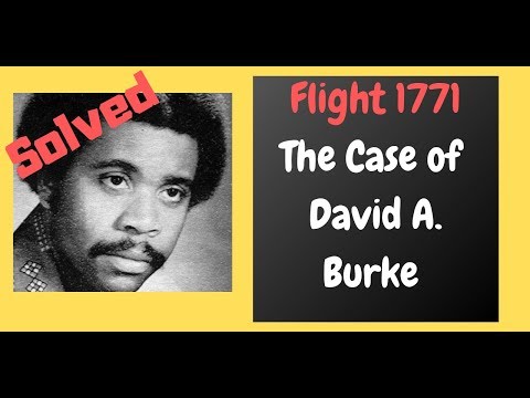 TRUE CRIME | THE CASE OF DAVID A. BURKE | FLIGHT 1771 | Episode 95.