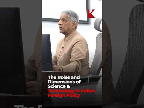 Dr. V. Siddhartha Lecture on Roles & Dimensions of Science & Technology in India's Foreign Policy