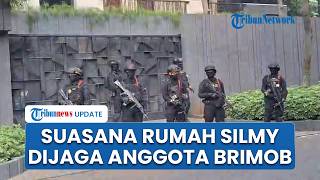 Suasana Terkini Rumah Eks Wamen Imipas Silmy Karim yang Digeledah KPK, Dijaga Ketat Anggota Brimob