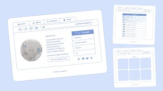 Simple & Clean Carrd Website Template Design [ Showcase ]