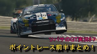 【グランツーリスモSPORT】ポイントレース前半まとめ！（ハイライト的な）【ツバサのGT実況#7】