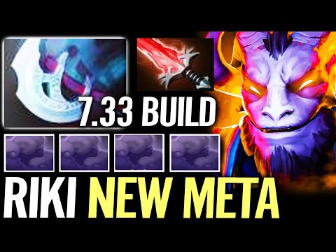 7.33 New Meta POS1 Riki - Dota 2 Perfect Build Crystalys + Manta Style