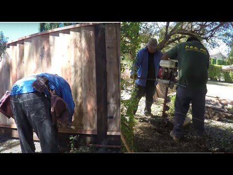 Quickest Way To Build A Fence In A Few Hours, Lessons Learned,  in 4K UHD