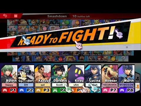 210716 - Super Smash Bros. Ultimate. Smashdown. 8 Player.