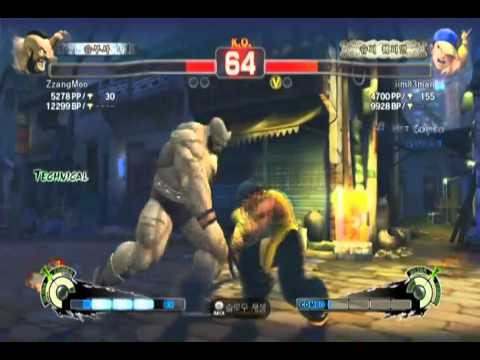 SFIV AE Team Battle 6 - ZzangMoo(Zangief) VS iim83man(Yun)