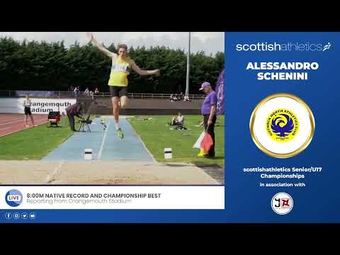 Alessandro Schenini creates new long jump Native Record and Championship Best