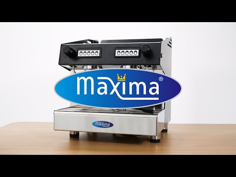 Maxima Gastro Espressomaschine - 2 Kolben - Kompakt - 360 Tassen pro Stunde
