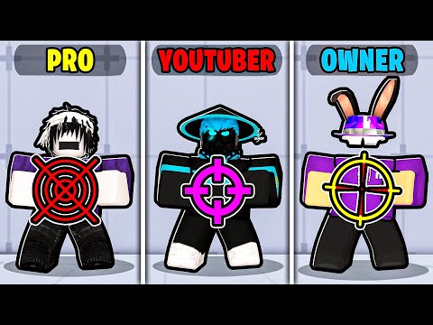 PRO vs YOUTUBER vs OWNER CROSSHAIRS in Roblox Rivals!