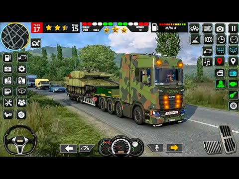 Army Cargo Delivery Truck 2025 Army Vehicles Transport - Android Gameplay