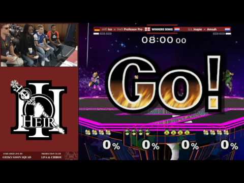 Heir 3 - Ice + Professor Pro Vs. Jeapie + Amsah - Winners Semis - Melee Doubles