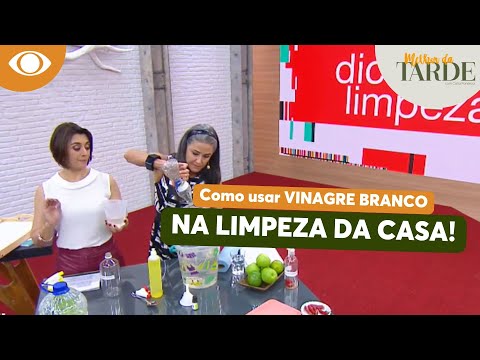 #TBT: Como usar VINAGRE BRANCO na LIMPEZA DA CASA! | Melhor da Tarde
