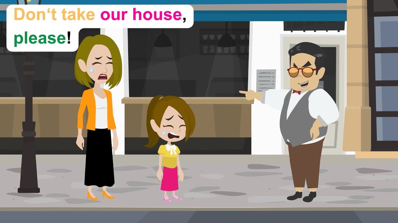 Ella becomes a homeless girl - English Funny Animated Story - Ella English