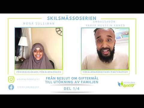 Skilsmässa 1/4 - från beslut om giftermål till utökning i familjen