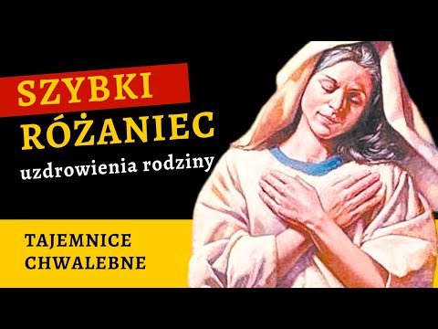 🕊 SZYBKI RÓŻANIEC uzdrowienia rodziny – tajemnice chwalebne [różaniec na środę i niedzielę]