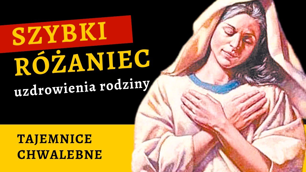 🕊 SZYBKI RÓŻANIEC uzdrowienia rodziny – tajemnice chwalebne [różaniec na środę i niedzielę]