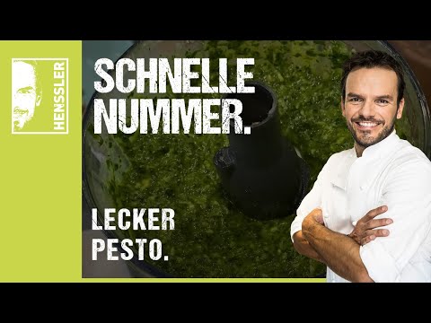Quick pesto recipe by Steffen Henssler