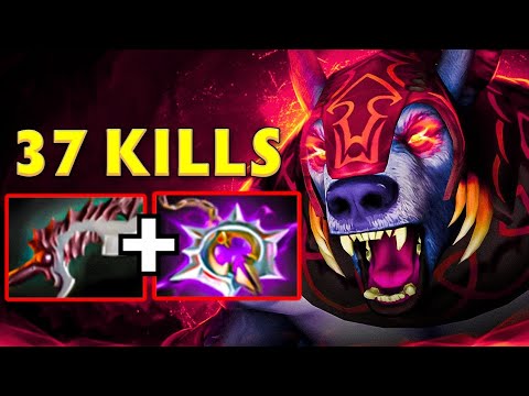 Swift Blink + Nullifier Ursa 37Kills One Shot Burst Damage Instand Delete Dota 2