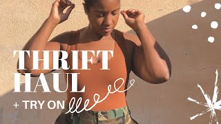 THRIFT & VINTAGE HAUL + TRY ON