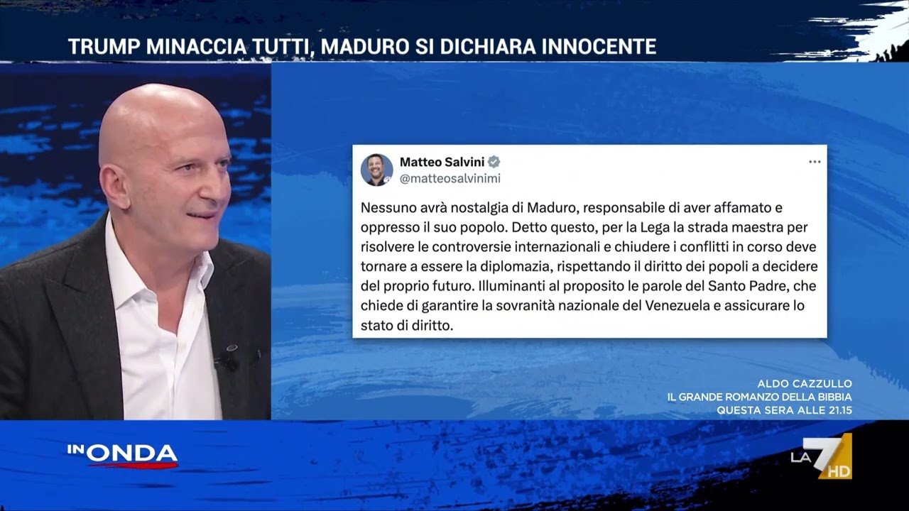 Minzolini sull’arresto di Maduro: “Il sovranismo va in crisi”