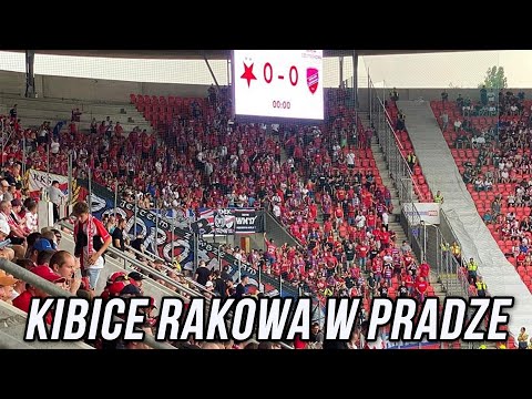 KIBICE RAKOWA CZĘSTOCHOWA PODCZAS SPOTKANIA Z SLAVIĄ PRAGA 25.08.2022