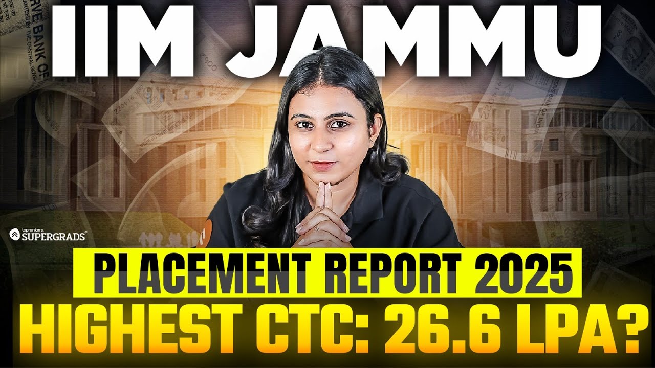 IIM Jammu Placement Report 2023–2025 📊 | Avg & Highest CTC & Recruiters Breakdown
