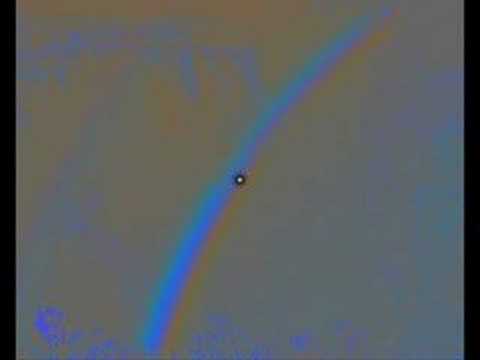 Rainbow w/ Waterfall - Optical Illusion from StareClips.com