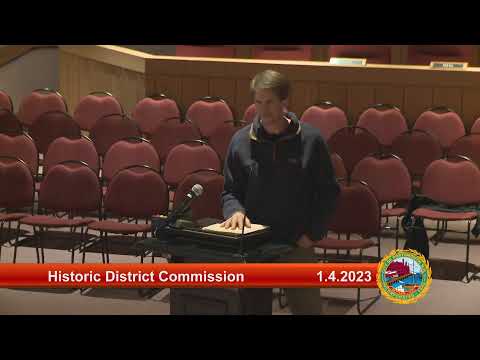 1.4.2023 Historic District Commission