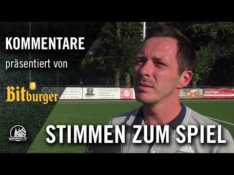 Die Stimmen zum Spiel (FC Pesch - SV Deutz 05, Finale, Bitburger-Pokal 2016/17, Kreis Köln)