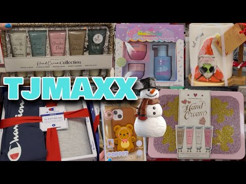 TJMAXX CHRISTMAS GIFTS FOR DAYS! 🎁🎄❄️CHRISTMAS SHOP WITH ME VLOG