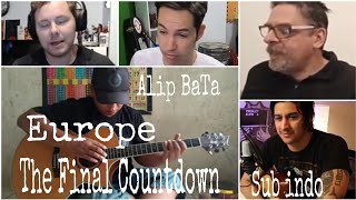 Download lagu Alip BaTa Permainan Mengesankan  ' Europe - The Final Countdown '  Fingerstyle Reaction Sub Indo mp3