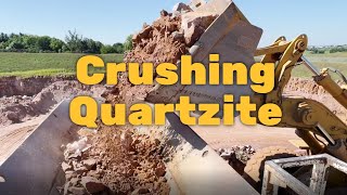 Jaw Crusher Crushing Dakota Quartzite