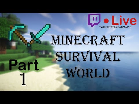 Minecraft Survival World - EPIC Twitch Live Stream!